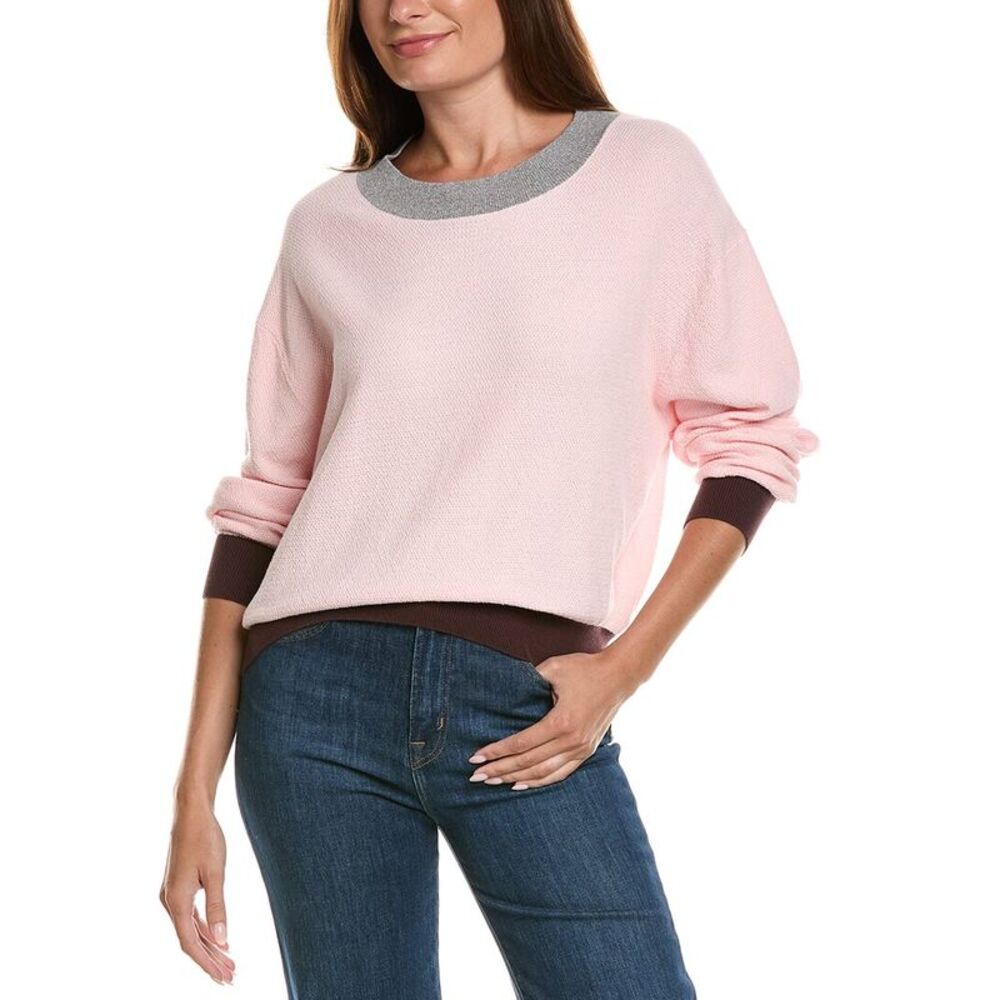 Wispr Womens  Sketch Embroidered Silk-Blend Sweater